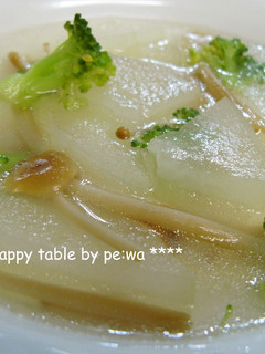 超かんたん！冬瓜の中華スープ-レシピのメイン写真
