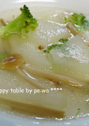 超かんたん！冬瓜の中華スープ-レシピのメイン写真
