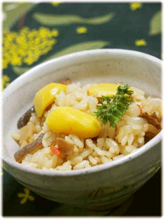 釜飯の素で本格炊き込みご飯♪*栗ご飯編*-レシピのメイン写真