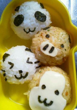 動物おにぎり-レシピのメイン写真