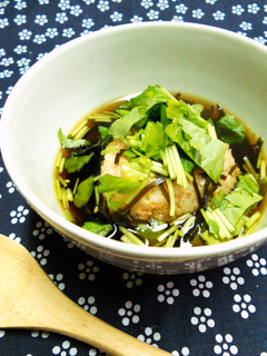 塩昆布でお茶漬け(居酒屋風)-レシピのメイン写真