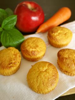 人参と林檎と生姜の しっとりマフィン ♪-レシピのメイン写真