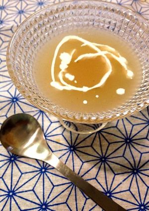 少しの量で満足♪冬瓜の冷たいポタージュ♪-レシピのメイン写真