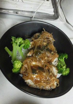 きんぴらリメイクつくね丼-レシピのメイン写真