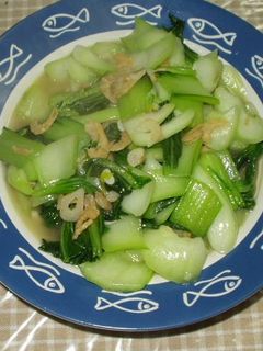 青梗菜チンゲンサイと干し海老の炒め物☆-レシピのメイン写真