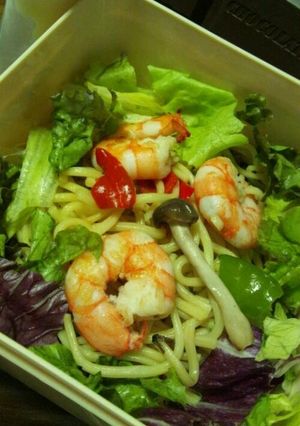 ＊ﾅﾝﾌﾟﾗｰでアジアン焼きそばサラダ＊-レシピのメイン写真