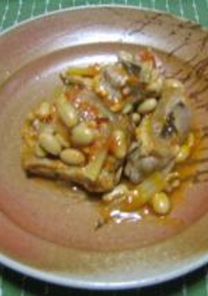 スペアリブと大豆のトマト煮込み-レシピのメイン写真