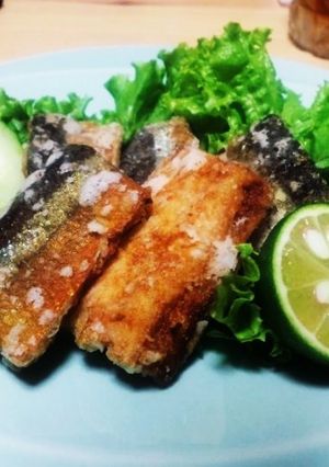 簡単さんまの竜田揚げ-レシピのメイン写真