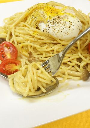 残ったカレーのリメイク！クリームパスタ-レシピのメイン写真