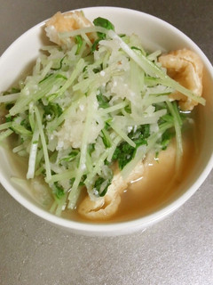 水菜を塩麹みぞれで-レシピのメイン写真