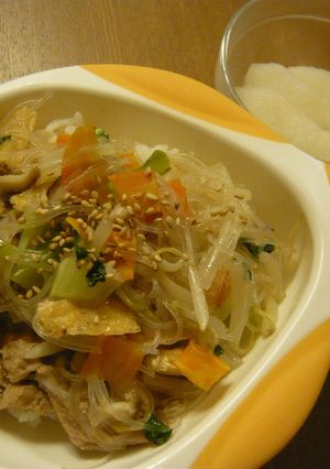 中華風あんかけ丼 / お鍋の日の幼児食-レシピのメイン写真