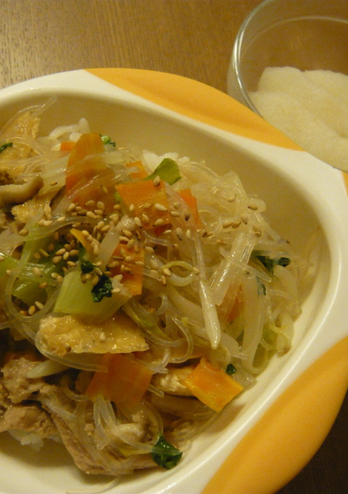 中華風あんかけ丼 / お鍋の日の幼児食-レシピのメイン写真