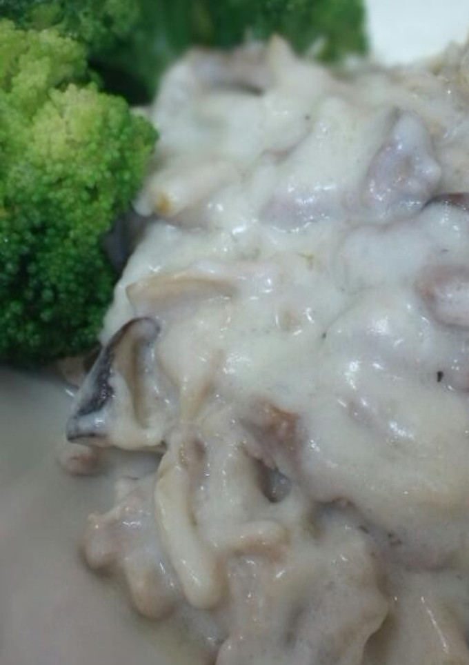 豚肉ときのこのクリーム煮-レシピのメイン写真
