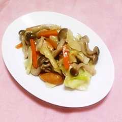 生姜風味のウィンナー入り野菜炒め-レシピのメイン写真