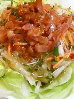 カリカリベーコンと冬瓜の野菜サラダ-レシピのメイン写真