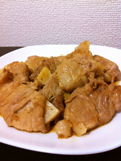 ♡超簡単♡豚肉レンコン♡-レシピのメイン写真