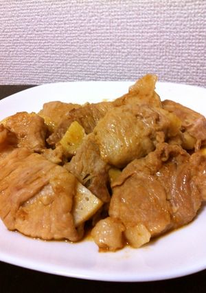 ♡超簡単♡豚肉レンコン♡-レシピのメイン写真