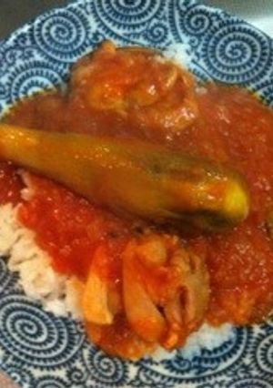チキンのトマトシチュー(イラン料理)-レシピのメイン写真