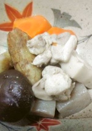 鶏白だしで煮物♪-レシピのメイン写真
