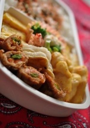 とり天弁当-レシピのメイン写真