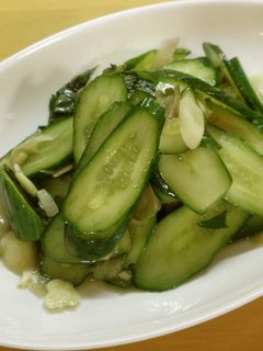 顆粒だしで作る胡瓜と茗荷の浅漬け-レシピのメイン写真