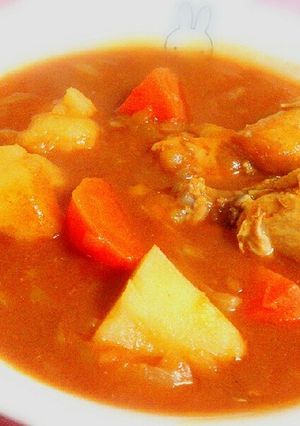 鶏肉のトマト煮込み♪カレー風味☆-レシピのメイン写真
