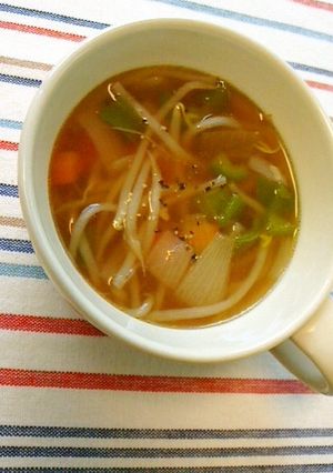 残った煮汁de絶品!?野菜スープ-レシピのメイン写真