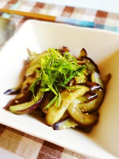 茄子好きの為のホットナムル(^^)-レシピのメイン写真