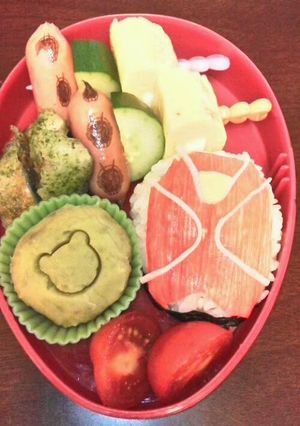 仮面ライダーウィザード☆幼稚園キャラ弁☆-レシピのメイン写真