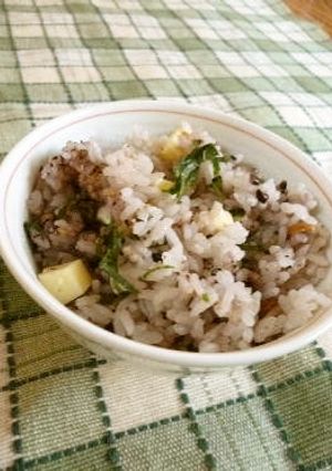 雑穀　チーズ&ゆかりのご飯-レシピのメイン写真