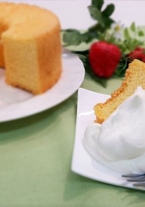 大豆粉のシフォンケーキ-レシピのメイン写真
