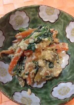 八丁味噌で白和え-レシピのメイン写真
