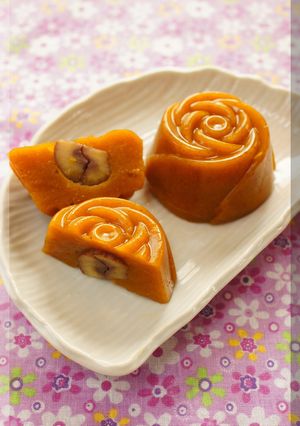 *ラカントでヘルシー❤かぼちゃようかん♪-レシピのメイン写真