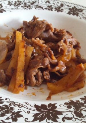 牛肉とポテトのナポリタン風炒め-レシピのメイン写真