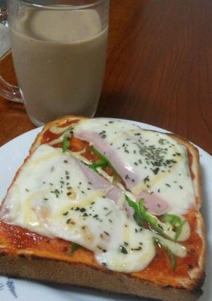 粒マスタードで美味しさUP☆ピザトースト-レシピのメイン写真