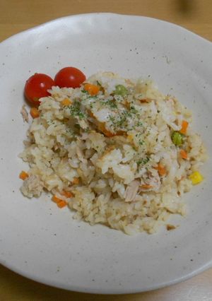 簡単！炊飯器でツナピラフ-レシピのメイン写真