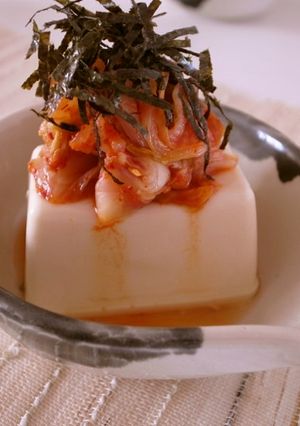クックde低糖質~韓国風冷奴~-レシピのメイン写真