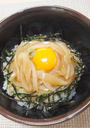 簡単!!とろうまイカ丼♪-レシピのメイン写真
