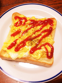 簡単カフェ朝食♡たまごのオープンサンド-レシピのメイン写真