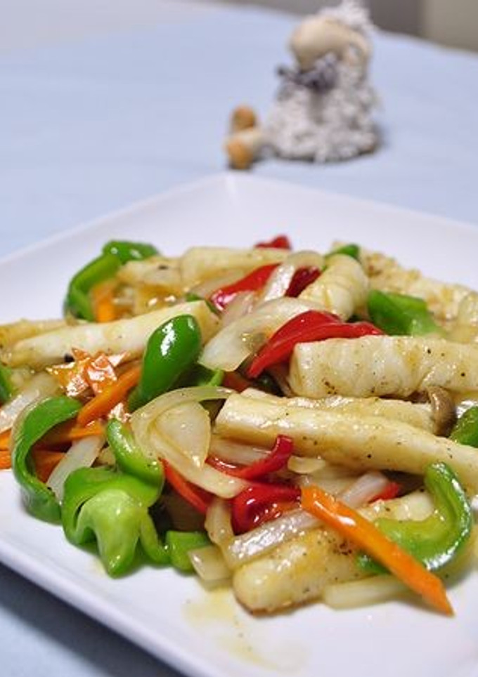 イカと野菜のガールック炒め-レシピのメイン写真