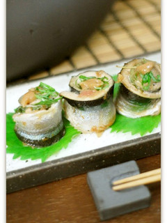 秋刀魚の梅しそ巻き(スチームロースター)-レシピのメイン写真