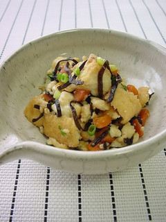 ふじっ子と厚揚げで炒り豆腐。-レシピのメイン写真
