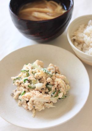 九陽のおからで作るおからの和風ツナサラダ-レシピのメイン写真