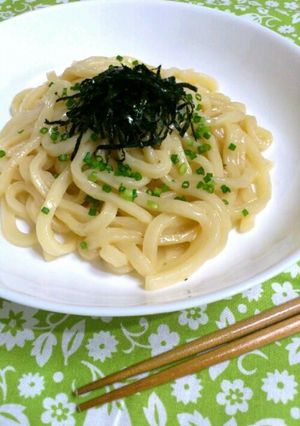 レンジで簡単ランチ＊柚子胡椒バターうどん-レシピのメイン写真