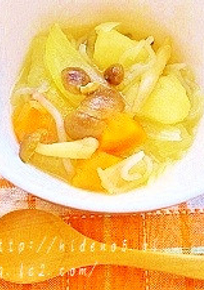 白だし♪　肉ジャガ風　肉なし野菜の煮物-レシピのメイン写真