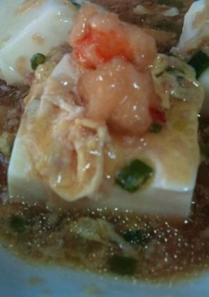 ｳﾏｳﾏ豆腐あんかけ～(･´ω｀･)-レシピのメイン写真