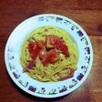 簡単牛乳でクリームパスタ