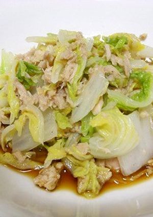 簡単∑(゜Д゜）シーチキンと白菜とポン酢-レシピのメイン写真