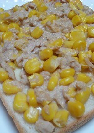 ポン酢入りツナコーンチーズトースト-レシピのメイン写真