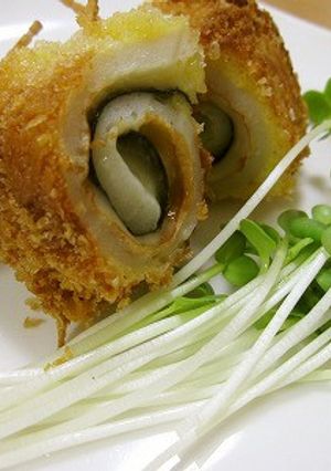 ポン酢で喰らうチーちくあげ♪お弁当にも-レシピのメイン写真